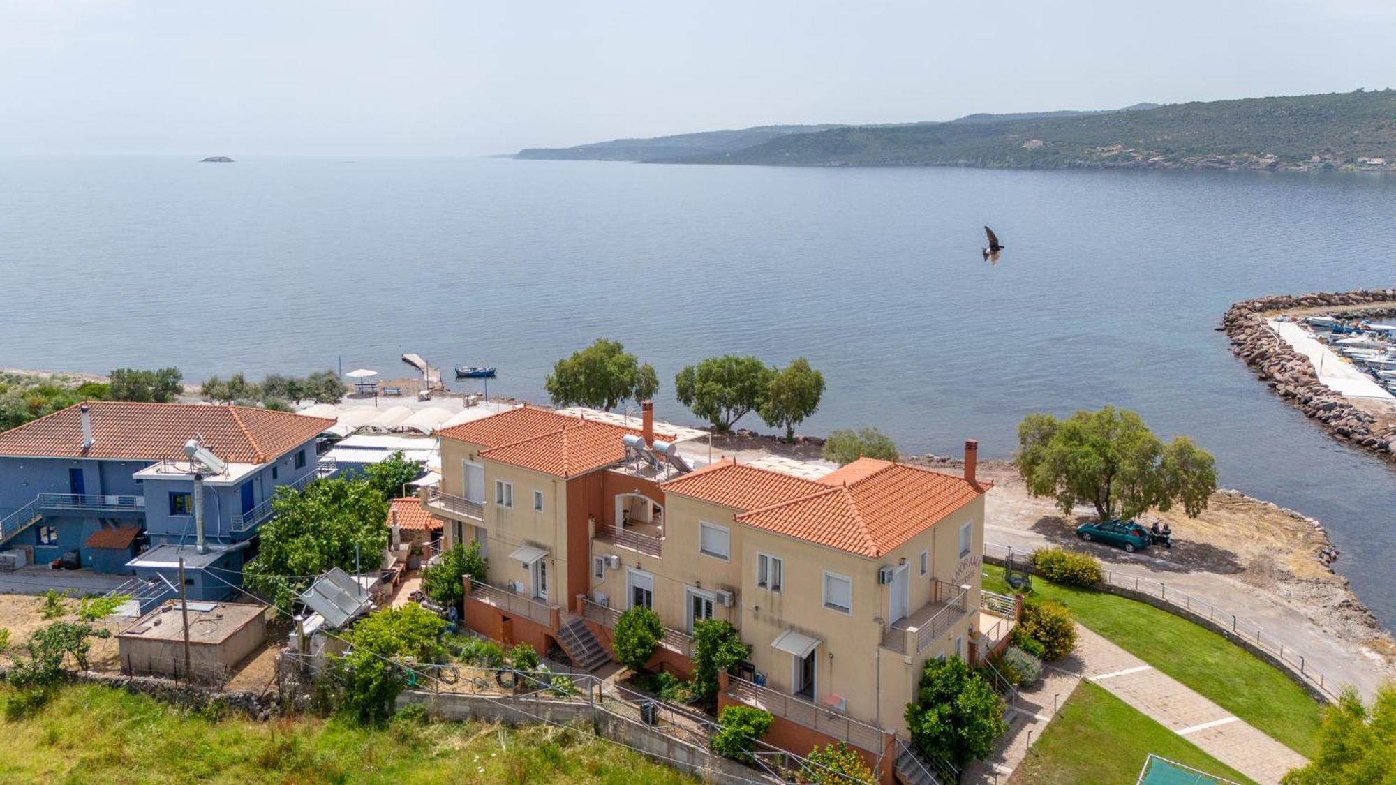 Palaiologou Panorama Apartments Mantamádos エクステリア 写真