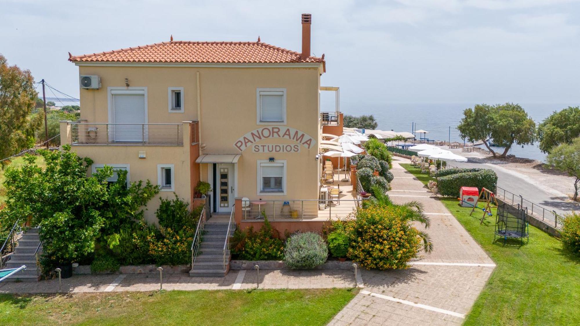 Palaiologou Panorama Apartments Mantamádos エクステリア 写真