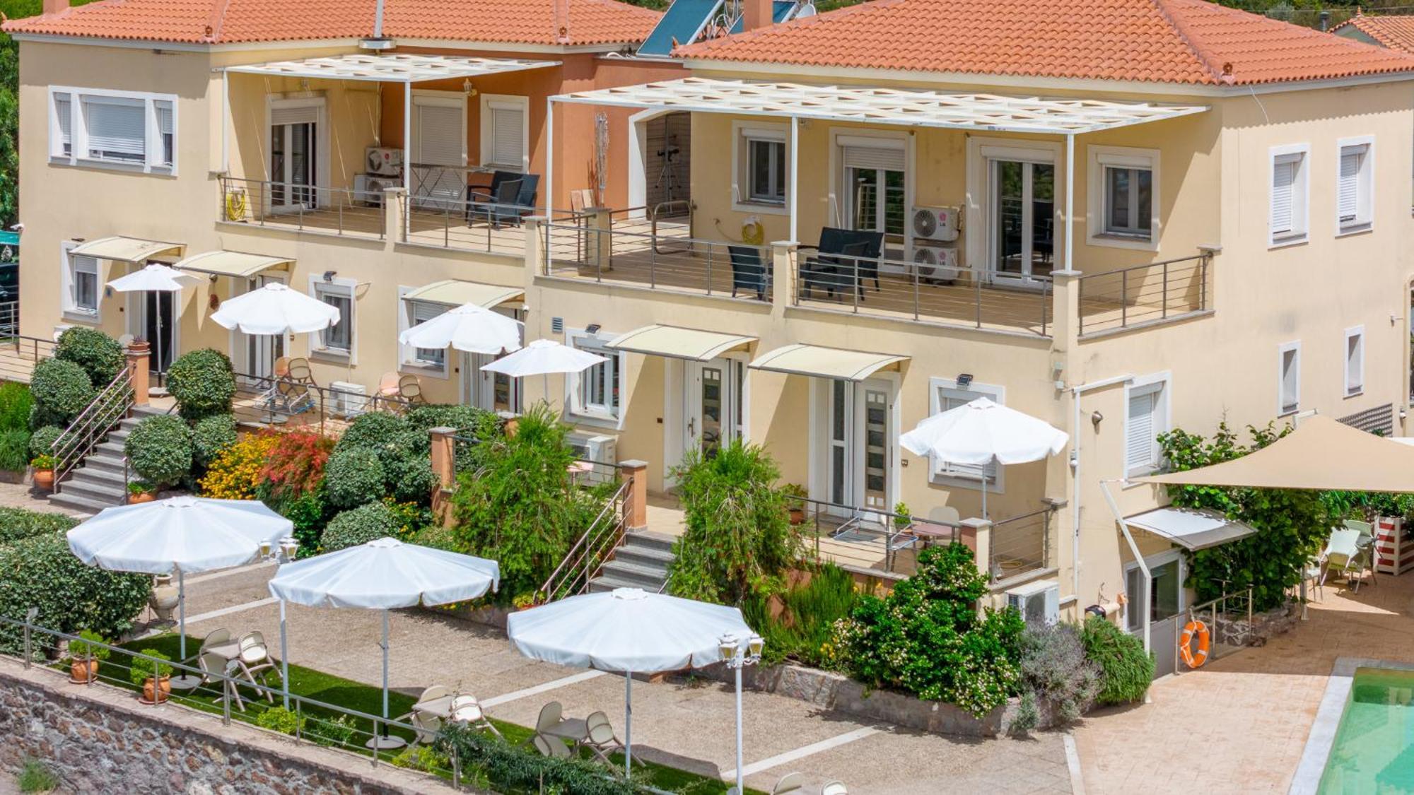 Palaiologou Panorama Apartments Mantamádos エクステリア 写真