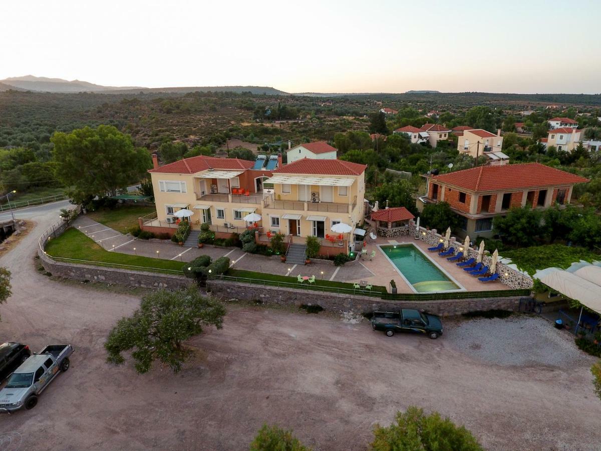 Palaiologou Panorama Apartments Mantamádos エクステリア 写真