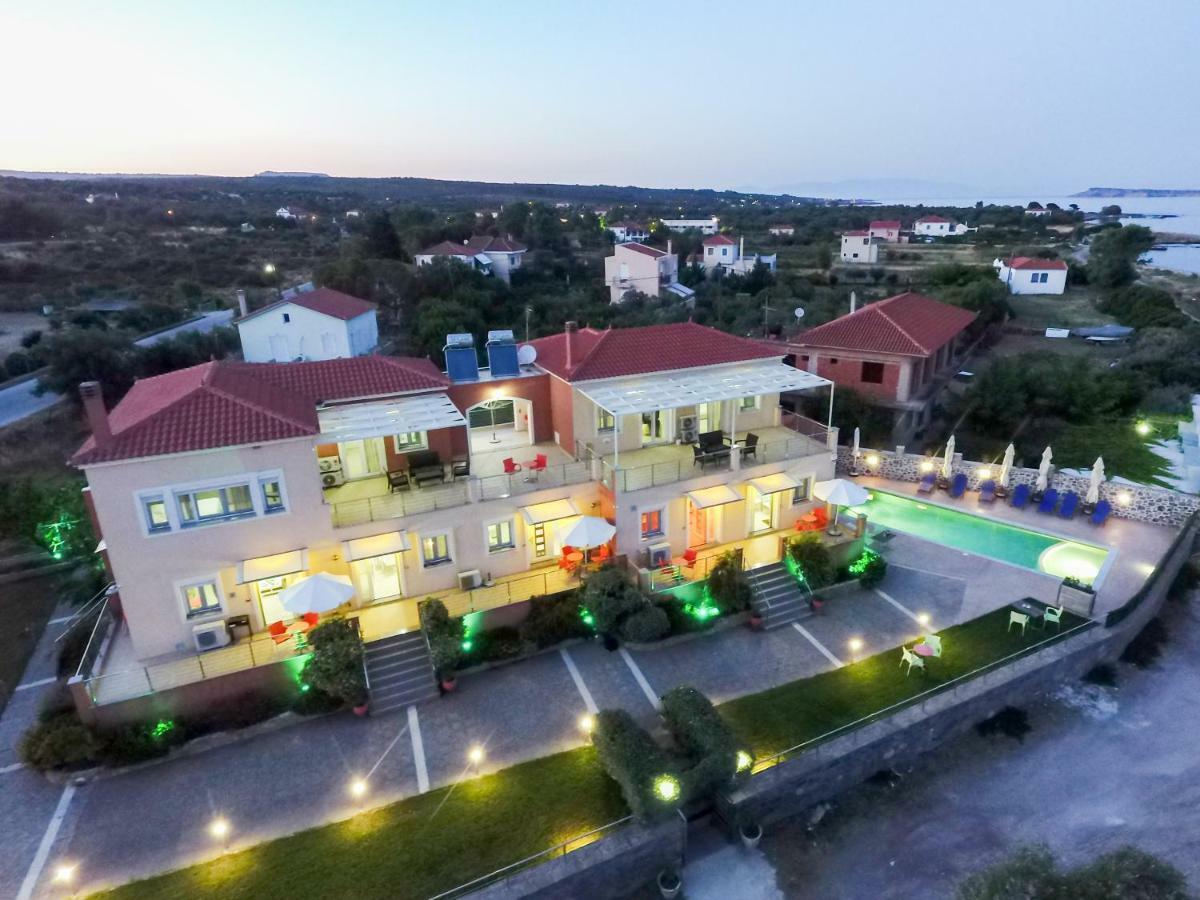 Palaiologou Panorama Apartments Mantamádos エクステリア 写真